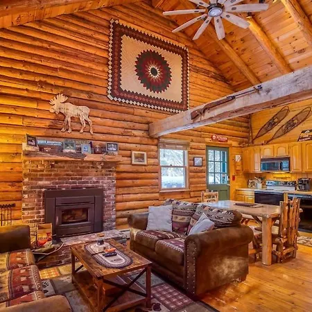 Family-Focused & Pet-Friendly Log Cabin With 4Br 2Ba Sleeps 10 Bethlehem Extérieur photo