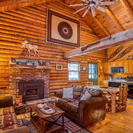 Family-Focused & Pet-Friendly Log Cabin With 4Br 2Ba Sleeps 10 Bethlehem Extérieur photo